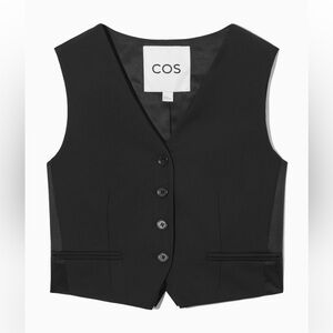 NWT COS Belted Wool Vest Size 8